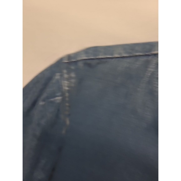 Women's Jean Jacket Military Style Sz XL - Picture 8 of 11